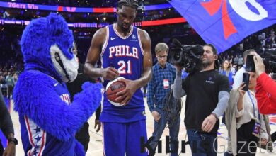 sakatligini atlatan joel embiid philadelphia sixersi galibiyete tasidi GCtHOQXZ